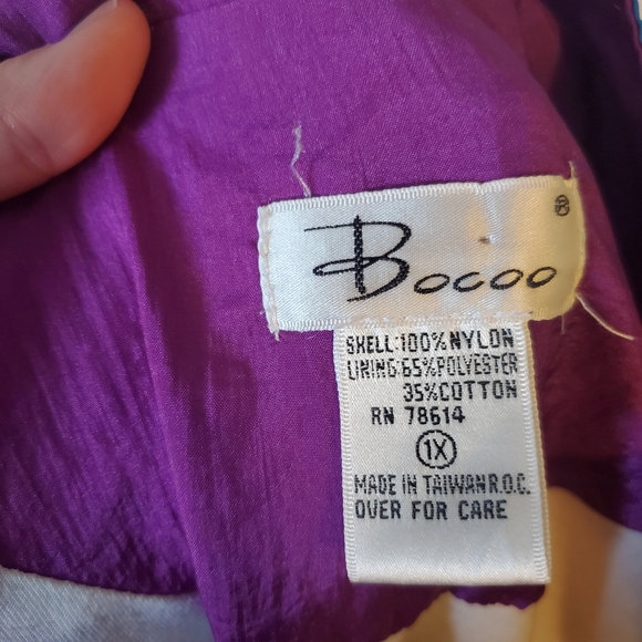 Vintage 80s windbreaker 1X - Picture 2 of 5